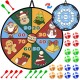 Waybla 29" Large Christmas Dart Board for Kids, Christmas Board Game Toy with 16 Sticky Balls, 8 Velcro Darts Christmas Toys, Christmas Party Favors, Stocking Stuffers for Kids