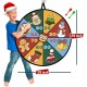 Waybla 29" Large Christmas Dart Board for Kids, Christmas Board Game Toy with 16 Sticky Balls, 8 Velcro Darts Christmas Toys, Christmas Party Favors, Stocking Stuffers for Kids