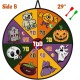 Waybla 29" Large Halloween Dart Board for Kids, Halloween Board Game Toy with 16 Sticky Balls, 8 Velcro Darts, Halloween Party Favors, Halloween Treats for Kids Boys Girls