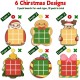 Waybla 12 Pack Christmas Party Favors Tic Tac Toe Strategic Board Game Christmas Toys, Stocking Stuffers for Kids, Goody Bag Fillers for Kids Boys Girls