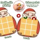 Waybla 12 Pack Christmas Party Favors Tic Tac Toe Strategic Board Game Christmas Toys, Stocking Stuffers for Kids, Goody Bag Fillers for Kids Boys Girls