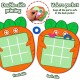 Waybla 6 Pack Easter Tic Tac Toe Strategic Board Game, Easter Party Favors for Kids, Easter Game, Easter Toys, Easter Gifts, Easter Basket Stuffers for Kids Boys Girls