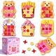 Waybla 24 Pack Valentine's Day Tic Tac Toe Strategic Board Game, Valentines Day Gifts for Kids Bulk, Valentine Party Favors Classroom Exchange Prizes for Kids Class