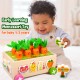 Waybla Easter Toddlers Montessori Wooden Educational Toys for Baby Boys Girls Age 1 2 3 Year Old, Early Learning Easter Toys Easter Gifts Easter Basket Stuffers