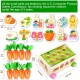 Waybla Easter Toddlers Montessori Wooden Educational Toys for Baby Boys Girls Age 1 2 3 Year Old, Early Learning Easter Toys Easter Gifts Easter Basket Stuffers